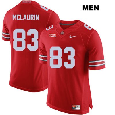 Men's NCAA Ohio State Buckeyes Terry McLaurin #83 College Stitched Authentic Nike Red Football Jersey RX20I26OY